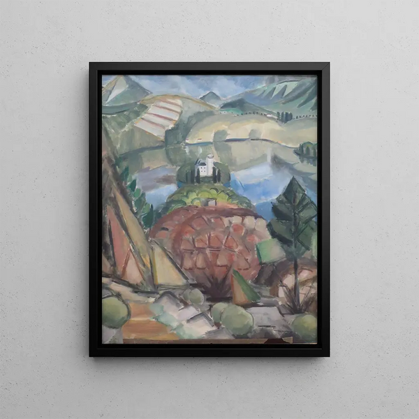 Lac - Henri Victor Gabriel Le Fauconnier — framed artwork on a wall