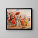 An important gathering - Henri Victor Lesur — framed artwork on a wall