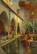 An exotic courtyard - Henri Victor Lesur — artwork view