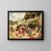 La fête au jardin - Henri Victor Lesur — framed artwork on a wall