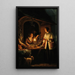 a Night Market - Henri de Braekeleer — framed artwork on a wall