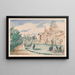 Domaine de campagne de Gustave Coteaux - Henri de Braekeleer — framed artwork on a wall
