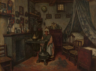 Interior Painting - Henri de Braekeleer — artwork view