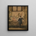 L'homme à la fenêtre - Henri de Braekeleer — framed artwork on a wall