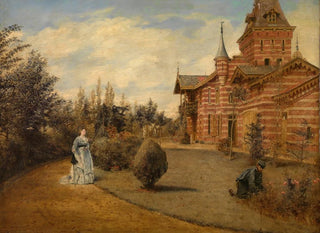 La maison de campagne de Gustave Coteaux - Henri de Braekeleer — artwork view