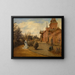 La maison de campagne de Gustave Coteaux - Henri de Braekeleer — framed artwork on a wall