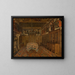 La salle à manger chez l'artiste Henri Leys - Henri de Braekeleer — framed artwork on a wall
