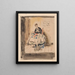 The Florist - Henri de Braekeleer — framed artwork on a wall