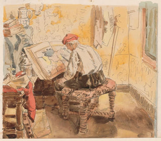 The Geographer - Henri de Braekeleer — artwork view
