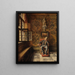 L'homme sur la chaise - Henri de Braekeleer — framed artwork on a wall