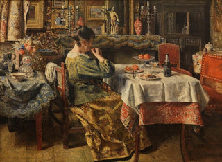 The Meal - Henri de Braekeleer — artwork view