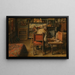 The Retoucher - Henri de Braekeleer — framed artwork on a wall