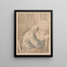 The smoker - Henri de Braekeleer — framed artwork on a wall