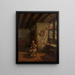 The weaver - Henri de Braekeleer — framed artwork on a wall