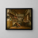 The handyman - Henri de Braekeleer — framed artwork on a wall