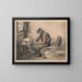 The Violin Player - Henri de Braekeleer — framed artwork on a wall