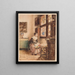 Waiting - Henri de Braekeleer — framed artwork on a wall