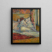 The Bed - Henri de Toulouse-Lautrec — framed artwork on a wall