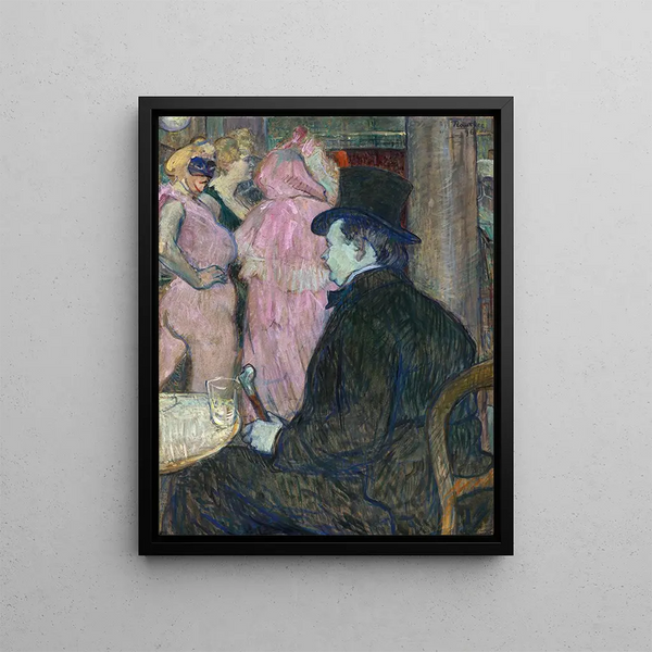 Surtout Dethomas - Henri de Toulouse-Lautrec — framed artwork on a wall
