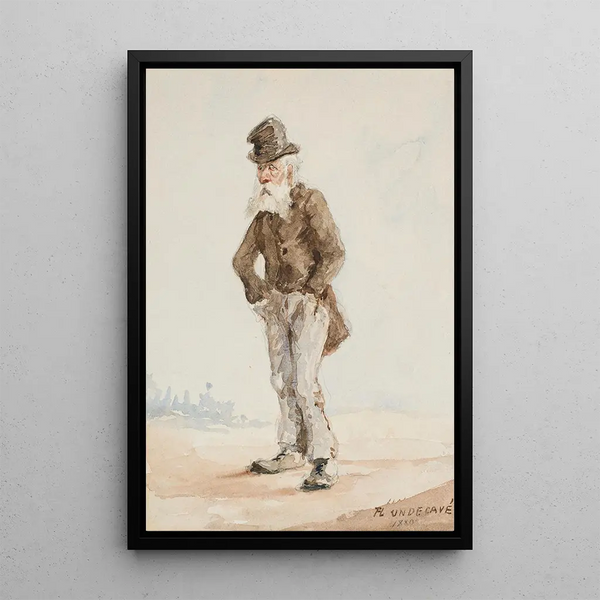 A decavé - Henri de Toulouse-Lautrec — framed artwork on a wall