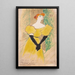 Yvette Guilbert - Henri de Toulouse-Lautrec — framed artwork on a wall