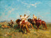 La chasse à la gazelle - Henri Émilien Rousseau — artwork view
