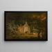 Lightning - Henri van Assche — framed artwork on a wall