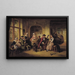 Joyful Company in a Tavern - Henricus Engelbertus Reijntjens — framed artwork on a wall