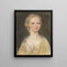 Ann Broughton Mme John Gibbs - Henrietta Johnston — framed artwork on a wall