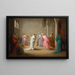 A Visit Inside a Harem - Henriette Browne — framed artwork on a wall