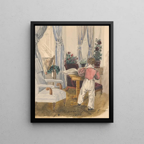 Fils Viktor Odescalchi à Rusovce - Henriette Odescalchi — framed artwork on a wall