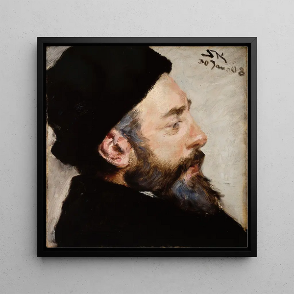 Henrik Pontoppidan - Peder Severin Krøyer — framed artwork on a wall
