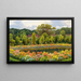 Flower Garden Painting - Henrik Jespersen — framed artwork on a wall