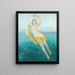 Badenymphe Painting - Henrik Schouboe — framed artwork on a wall