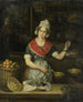 Fruit Vendor Painting - Henrietta Christina Temminck — artwork view