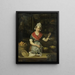 Fruit Vendor Painting - Henrietta Christina Temminck — framed artwork on a wall