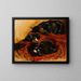 La Mère fière - Henriette Ronner-Knip — framed artwork on a wall
