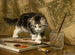 The Young Artist - Henriette Ronner-Knip — artwork view