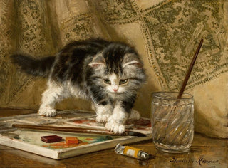 The Young Artist - Henriette Ronner-Knip — artwork view