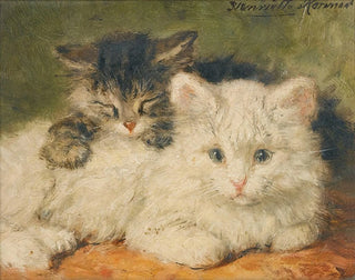 Two kittens - Henriette Ronner-Knip — artwork view