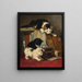 Watching the prey - Henriette Ronner-Knip — framed artwork on a wall