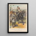 General Pickett receiving the order to charge from General Longstreet, Gettysburg, July 3, 1864 - Henry Alexander Ogden — framed artwork on a wall