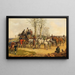 En route pour la rencontre - Henry Alken Jr. — framed artwork on a wall