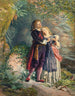 Ferdinand and Miranda from the storm - Henry Anelay — artwork view