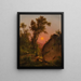 View from the Sunset at Bluff - Henry Ary — framed artwork on a wall