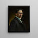 Portrait of Charles Schreyvogel - Henry August Schwabe — framed artwork on a wall