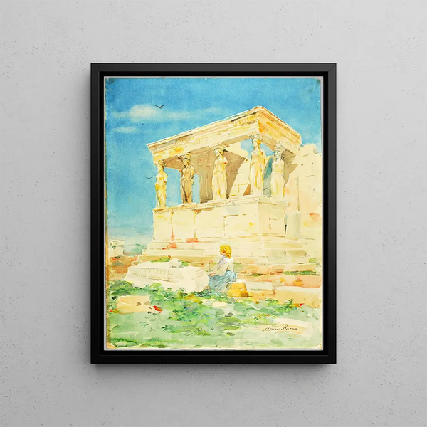 L'Érechthéion - Henry Bacon — framed artwork on a wall