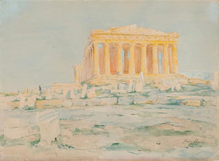 West facade of the Parthenon - Henry Bacon — artwork view