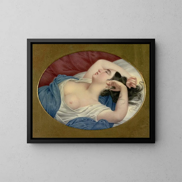 La Belle au bois dormant - Henry Brintnell Bounetheau — framed artwork on a wall
