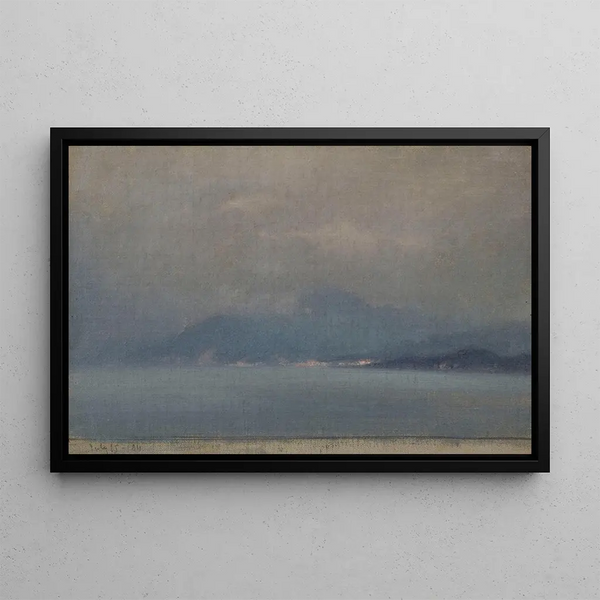 Landscape Study - Henry Brokman — framed artwork on a wall